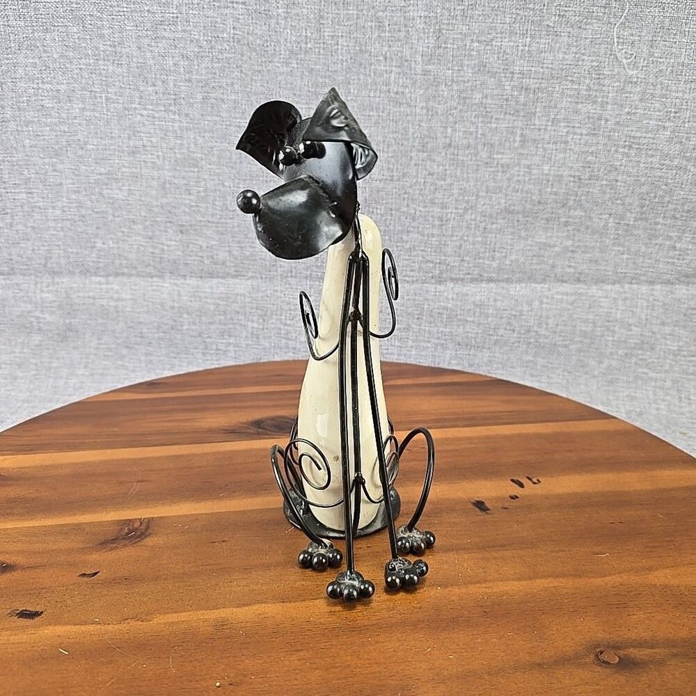 Black Dog Metal And porcelain body With‎ Bobbing Head Action - Picture 3 of 11